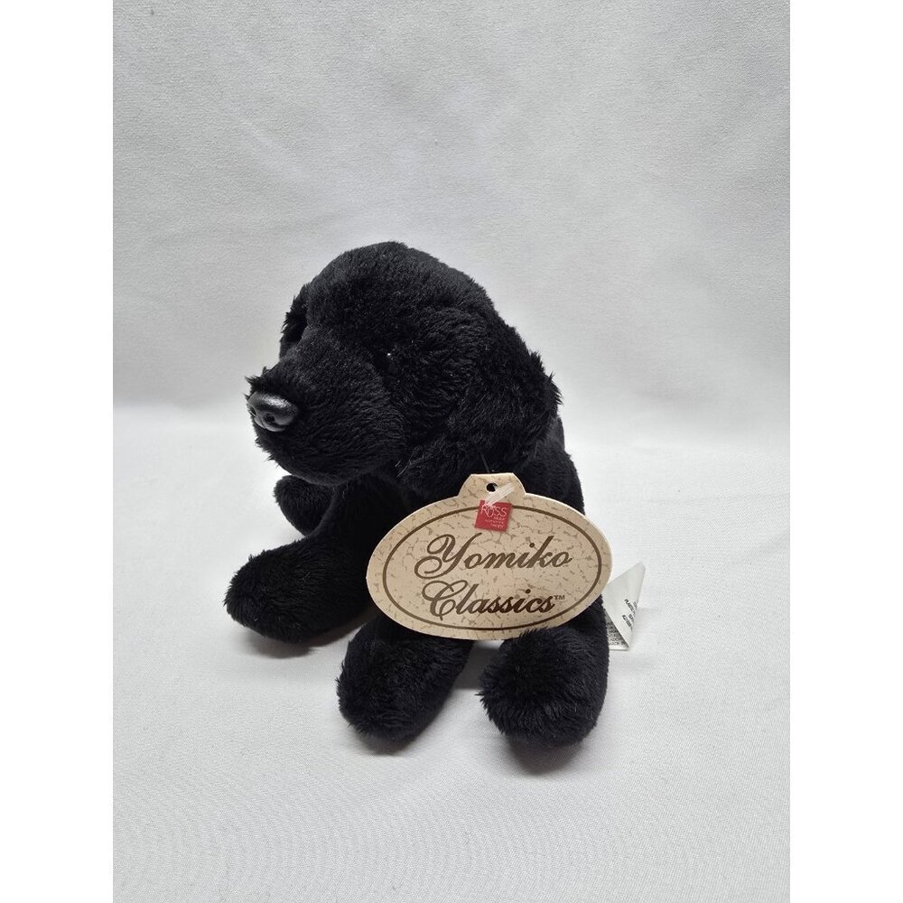 Russ Berrie Yomiko Classics Magic Black Labrador Dog 5” Plush Stuffed Animal